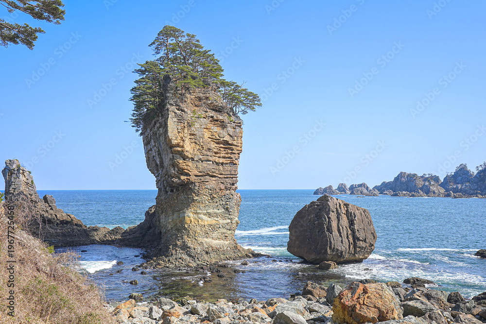 Fototapeta premium 三王岩