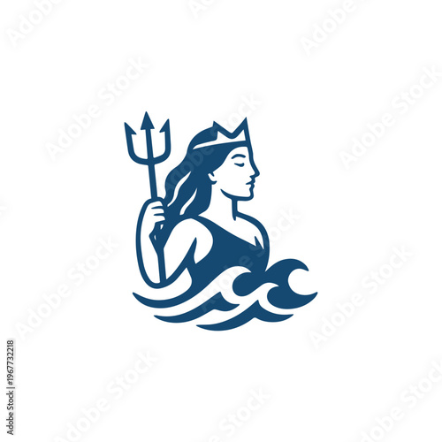 Goddess of Sea Logo