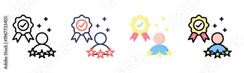 Recommendation icon sheet multiple style collection