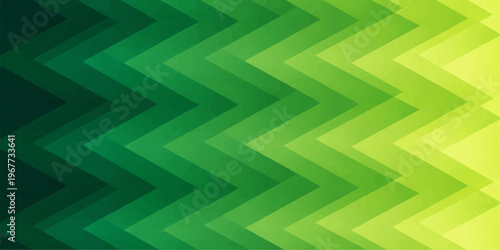 Seamless geometric vector art featuring an abstract green and colorful mosaic pattern with triangular elements and lines for a modern wallpaper backdrop decoration