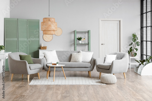 Interior of stylish living ...