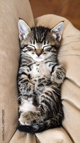 Charming Little Kittens Resting Peacefully