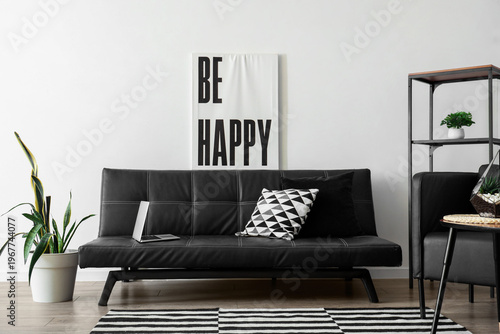 Interior of stylish room wi...