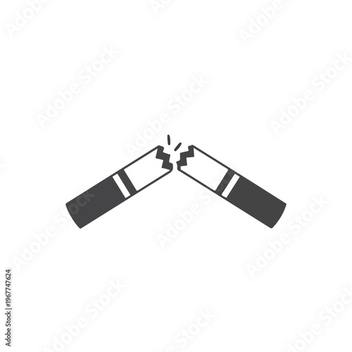 Broken Pencil Illustration Symbolizing Failure