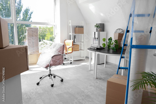 Workplaces with stepladder ...