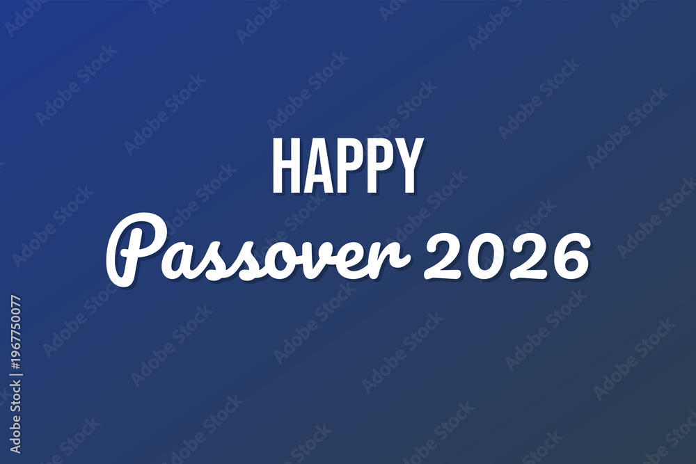 Obraz premium Happy Passover 2026