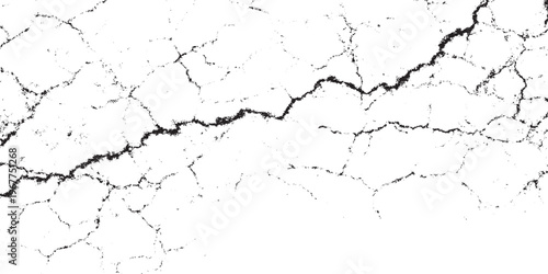 Grunge Urban Texture Vector.  grunge white, black damaged rusty crack and scratch wall texture design vector Cracked concrete wall covered texture .dust distress grainy grungy effect,