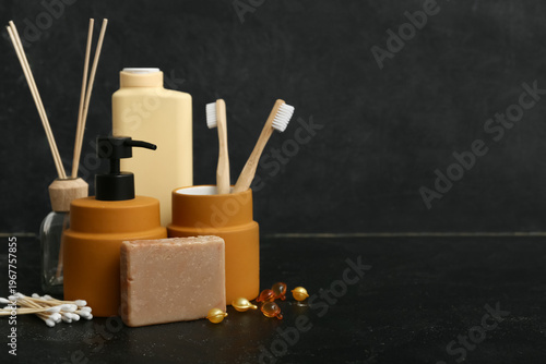 Bottles of cosmetic product...