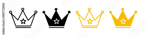 Crown icons collection
