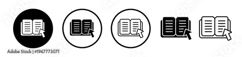 Ebook icons collection