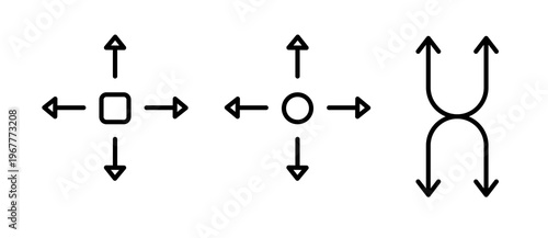 Flexibility icons collection