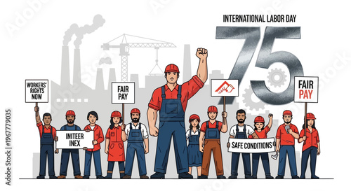 International Labor Day 75th Anniversary: Workers Demand Rights, Fair Pay & Safe Conditions