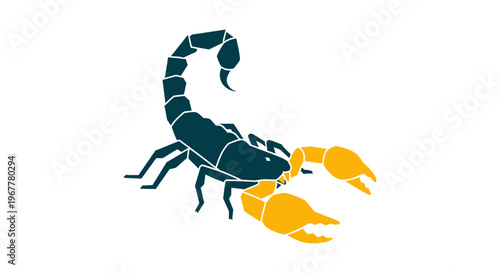 Scorpion Silhouette Icon Vector Art