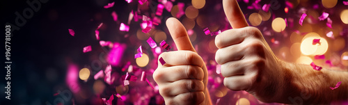 Thumbs Up Celebration: Capt...