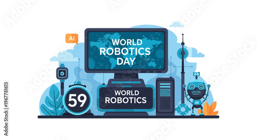 World Robotics Day Celebration with AI, Robots, and Technology