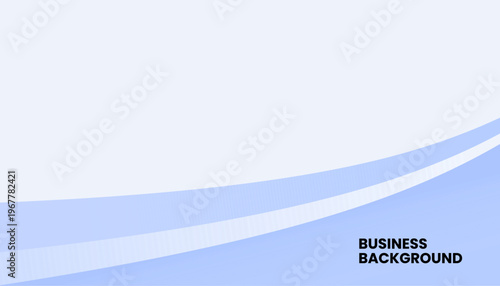 Clean corporate background with soft blue curved waves. A professional minimalist design ideal for business presentations, official documents, and modern brand identity.