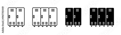 Locker icons collection