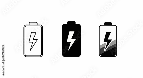 Battery Power Levels Icons