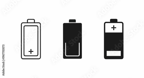 Battery Power Levels Icons
