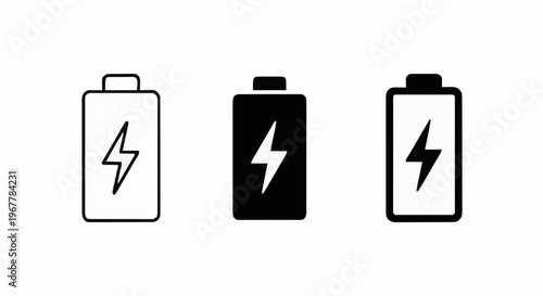 Battery Power Levels Icons