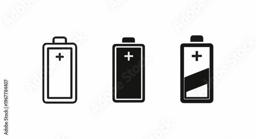 Battery Power Levels Icons