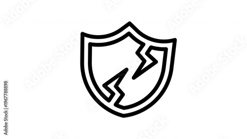 not protected animated icon