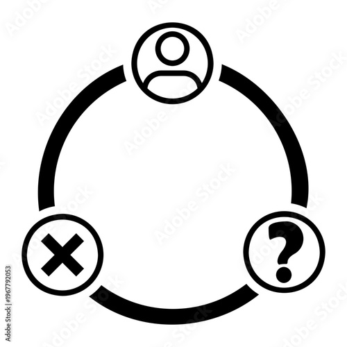 decision Line Icon