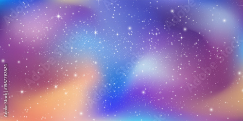 Star universe background, Stardust in deep universe, Milky way galaxy, Vector Illustration. Eps10