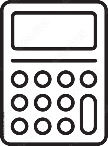 Calculator icon for financial calculations