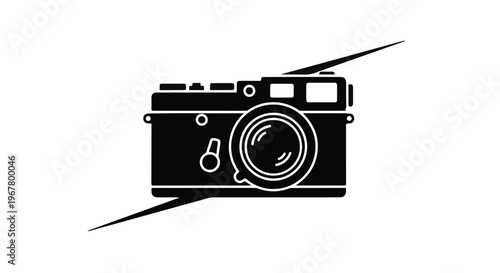 Camera icon represents modern photography equipment for professional visual media.