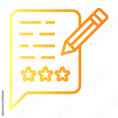 recommendation Line Gradient Icon