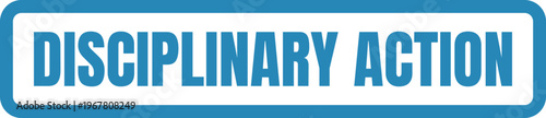 Notice indicating a disciplinary action in a professional or educational setting