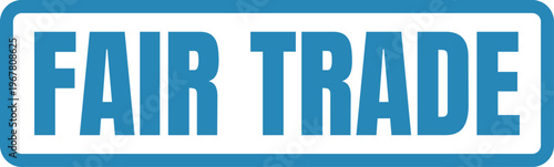 Promotion banner for fair trade initiatives and ethical business practices