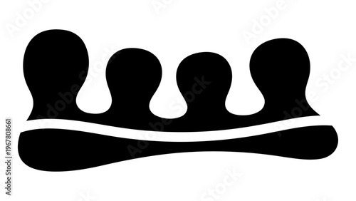 Toe separator gel icon