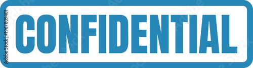 A bold confidential label indicating sensitive or private information.