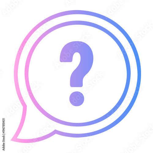 suggestion Line Gradient Icon