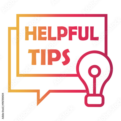 suggestion Line Gradient Icon