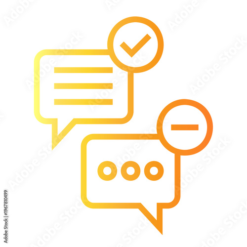 suggestion Line Gradient Icon