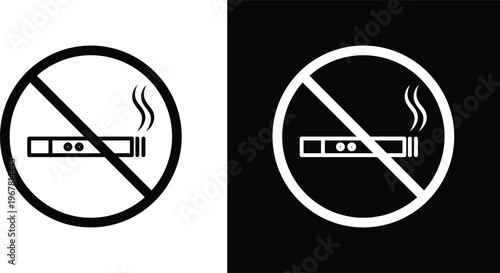 No smoking including electronic cigarettes sign