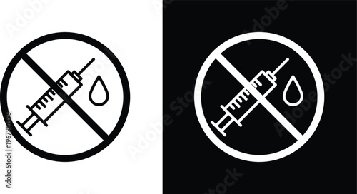 No syringe sign