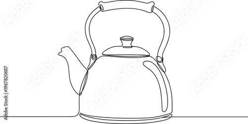 Vintage Style Whistling Tea Kettle.