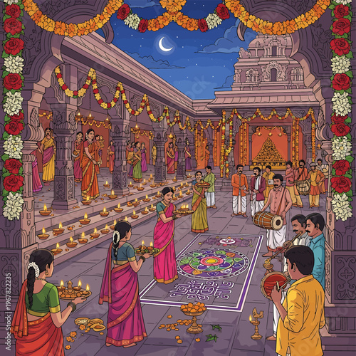 Traditional Indian Wedding Ceremony Procession 2.