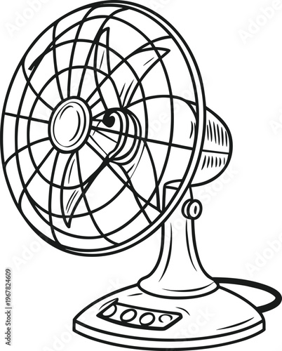 old fashioned fan