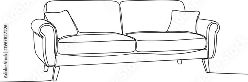 Modern Two Seater Sofa Furniture.