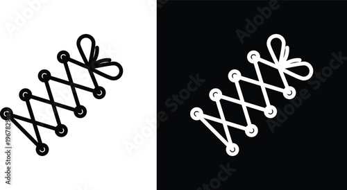 Shoe lace icon