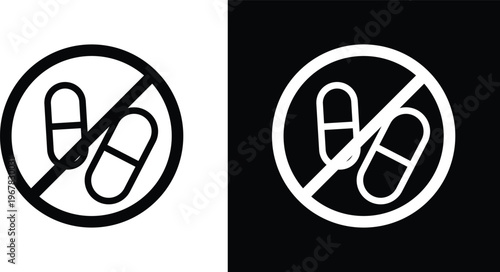 Stop using illegal drugs sign