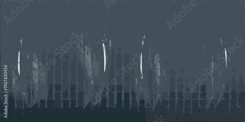 Abstract dark teal and gray textured background with jagged peaks