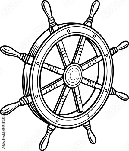 ship steering wheel
