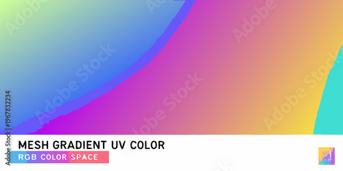 Abstract gradient background with vibrant colors and mesh texture