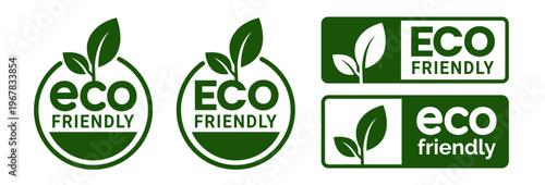 Set of eco friendly icons. Ecologic food stamps. Organic natural food labels. BPA free icons. 100% Bio product. Vector Illustration.